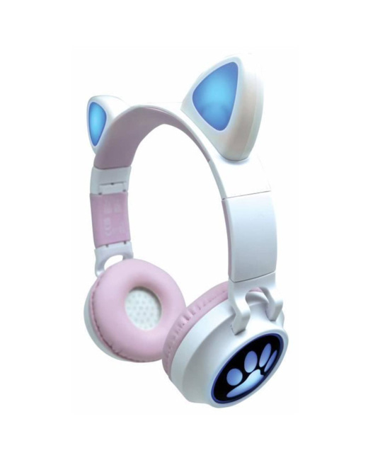 Casque audio 2-en-1 avec oreilles de chat