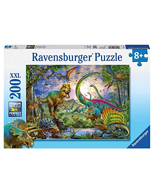 Puzzle XXL - Le royaume des dinosaures - 200 pièces