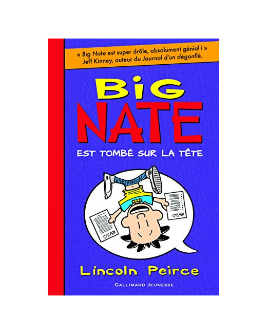 Livre Big Nate - 5. Big Nate Est Tombé Sur La Tête - Roman Cadet - De 8 À 12 Ans