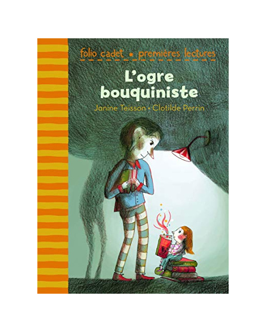 Livre L'Ogre Bouquiniste - Folio Cadet Premieres Lectures - De 6 À 7 Ans