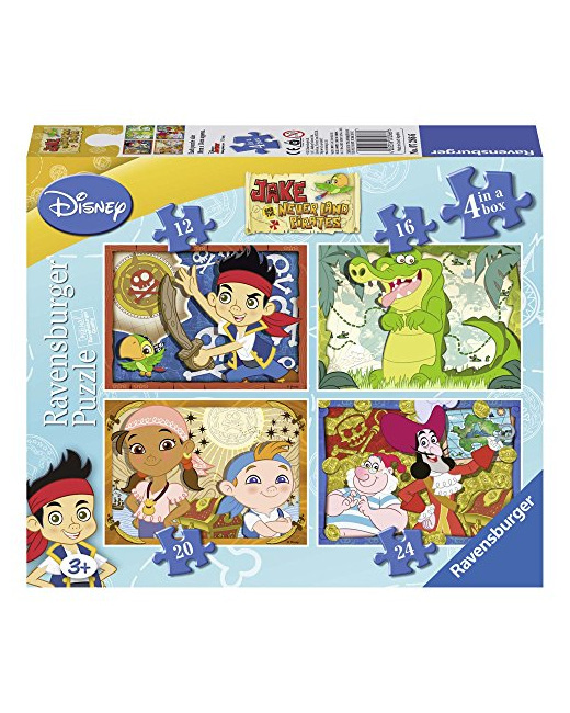 Puzzle - Jake et les pirates du pays - 12, 16, 20 et 24 pièces
