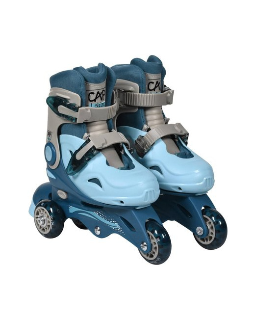 Rollers en ligne ajustables taille 36-39 bleu