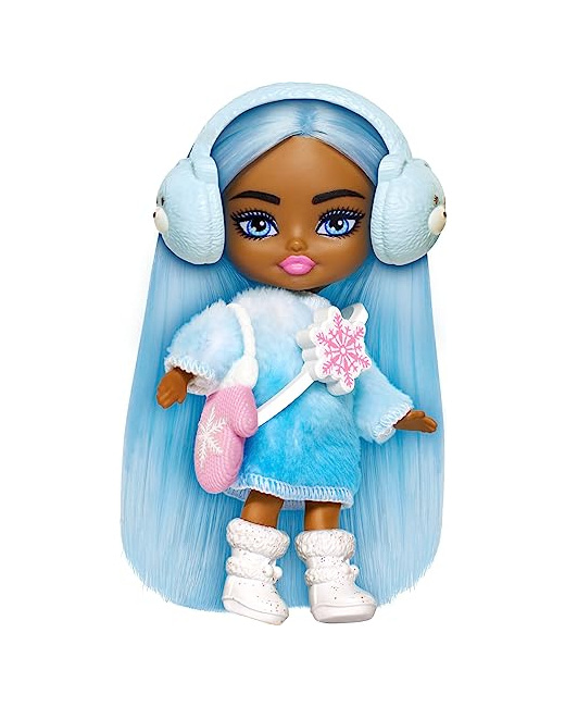 Barbie - Poupée Extra Cool Mini Minis - Tenue d'hiver