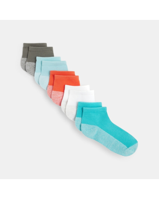 Socquettes unies (lot de 5) garçon