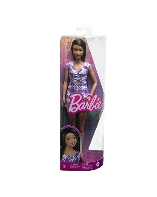 Barbie Fashionistas - Grande poupée brune