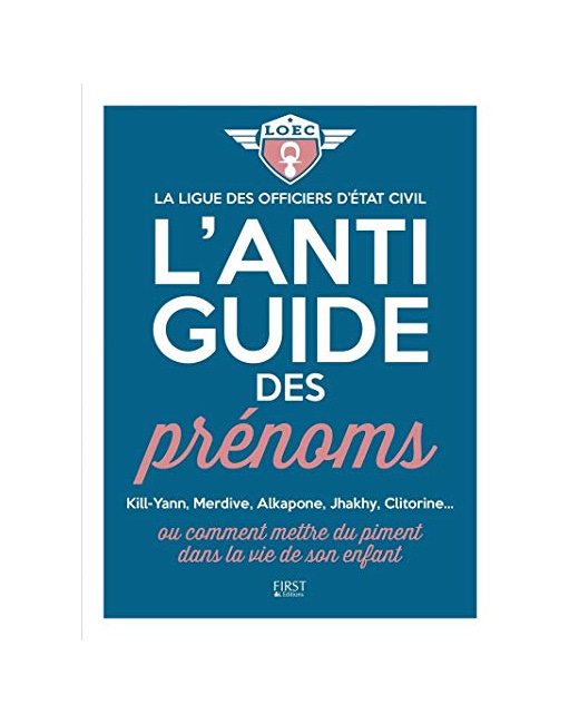 Livre L'anti-guide des prénoms