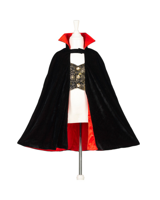 Cape Dracula avec dents de vampire