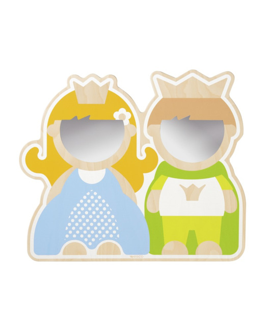 Décor à miroir la reine et le roi