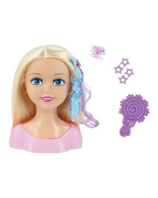 Tête à coiffer et ses accessoires