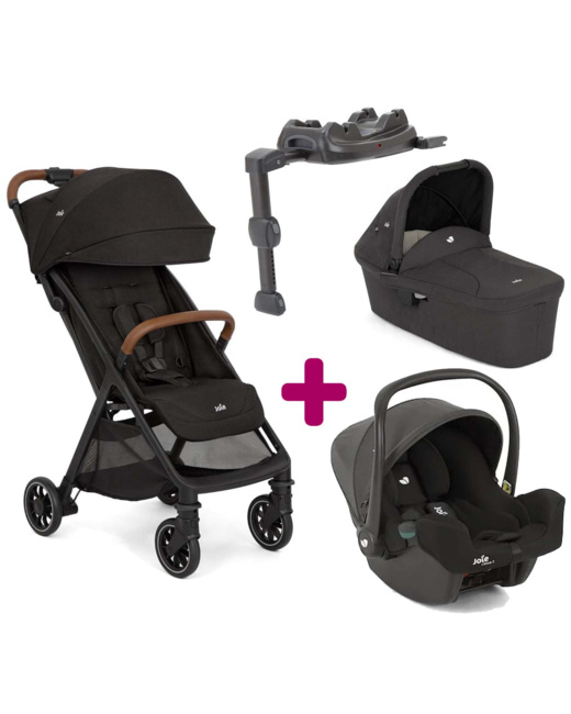 Poussette Trio Pact Pro + Nacelle Ramble + siège auto i-snug 2 + base Lx 2