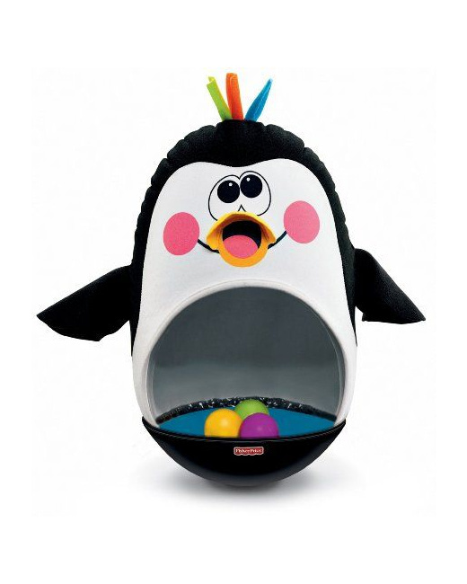 Culbuto pingouin à boules