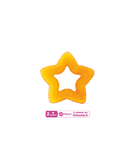 Anneau de dentition souple étoile Bébé Star