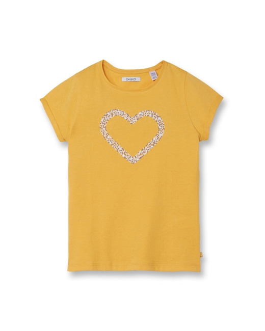 T-shirt fantaisie jaune fille
