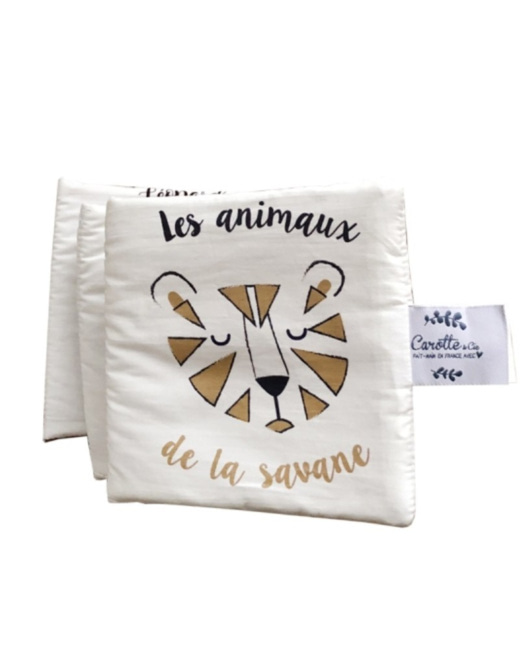 Livre d'éveil Bio Animaux de la Savane
