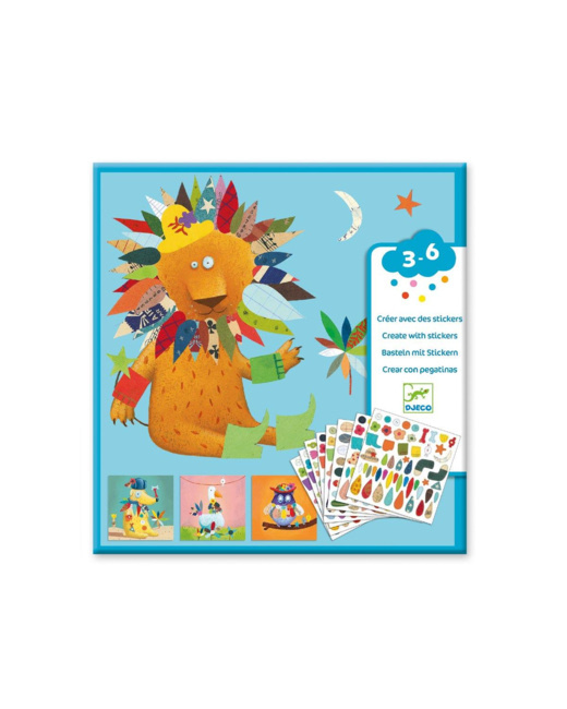 Tableaux Créer avec des stickers Animaux