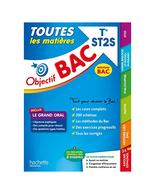 Objectif BAC 2024 - Term ST2S Toutes les matières