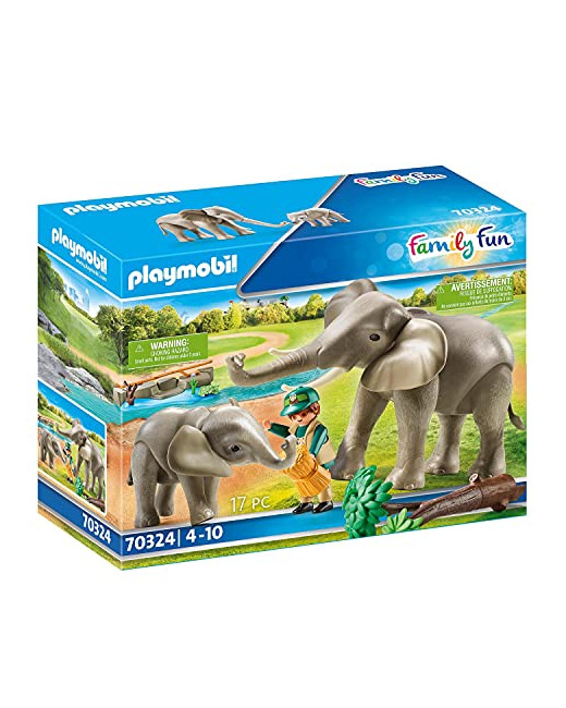 Playmobil Family Fun - Eléphant et soigneur