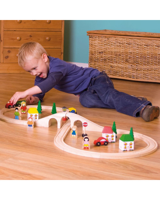 Circuit de train en 8
