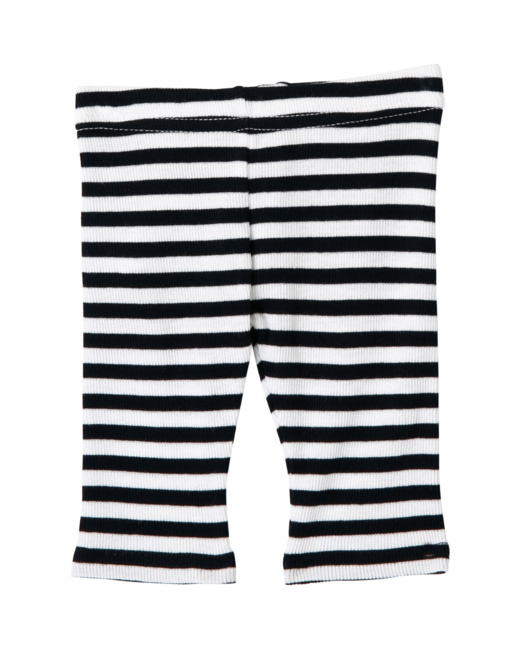Legging rayé bébé - coton - Rich Navy/Blanc