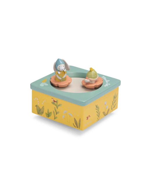 Boite à musique Trois petits lapins