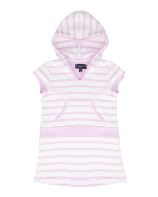 Robe "Balancelle" Baby - coton épais - Milk/Mauve Rose