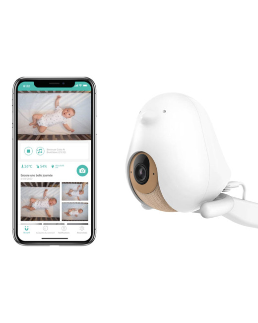 Babyphone bébé visiophone Withings Smart baby Monitor apple