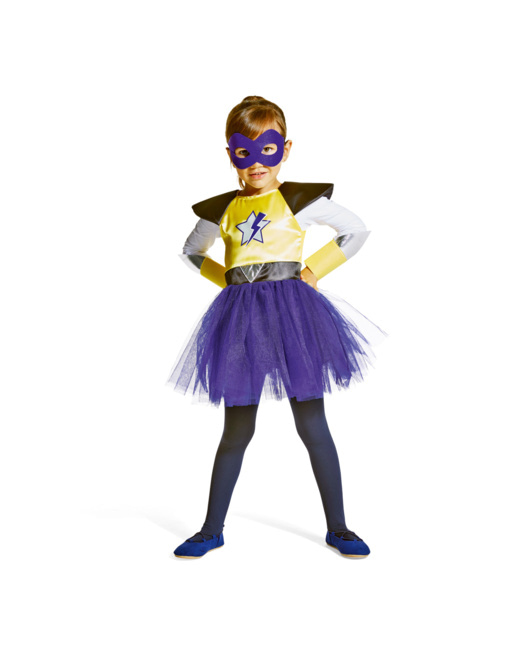 Déguisement Super-vilain fille 3-5 ans by Imagibul