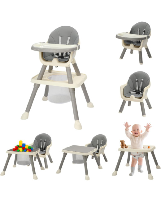 Chaise haute bébé évolutive