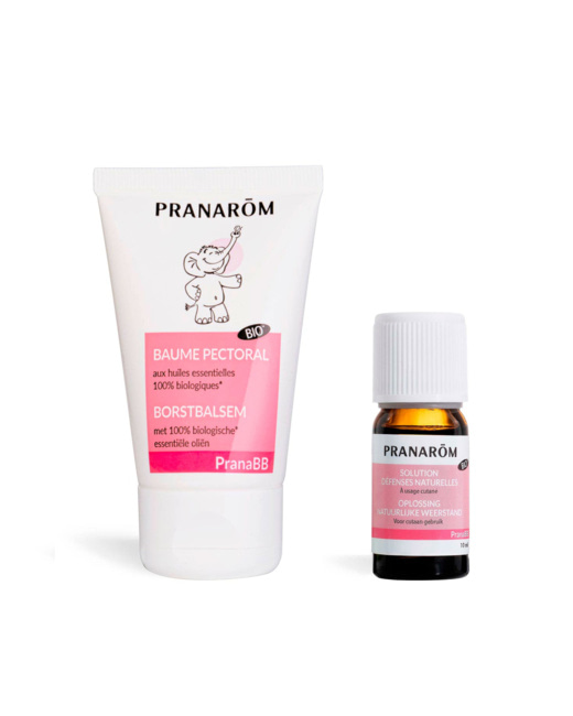 Duo Baume pectoral bébé + Solution défenses naturelles - 1 pièce