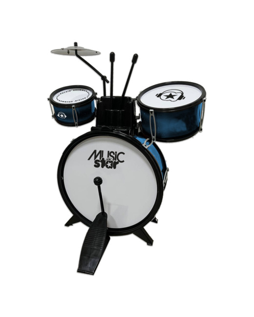 Batterie 3 tambours avec cymbale et tabouret