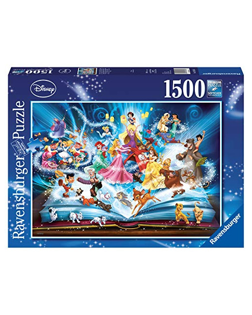 Puzzle - Le livre magique des contes Disney - 1500 pièces