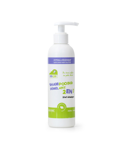 Shampoing démêlant 2 en 1