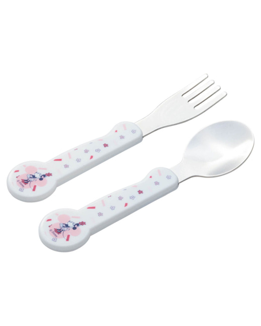 Lot de 2 Couverts bébé Minnie Confettis