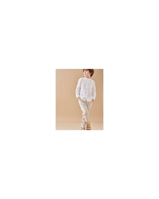 Pantalon en coton et lin