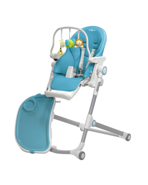 Chaise haute pliable et inclinable + arche de jeux HUGO