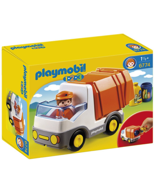 Playmobil 1.2.3 - Le camion poubelle