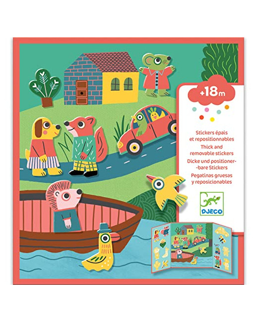 Stickers repositionnables Les animaux