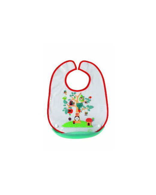 Bavoir textile ramasse-miettes