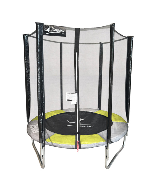Trampoline rond diam 180cm avec filet de sécurité - YZI 180