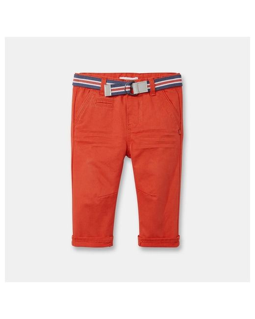 Pantalon toile couleur et ceinture