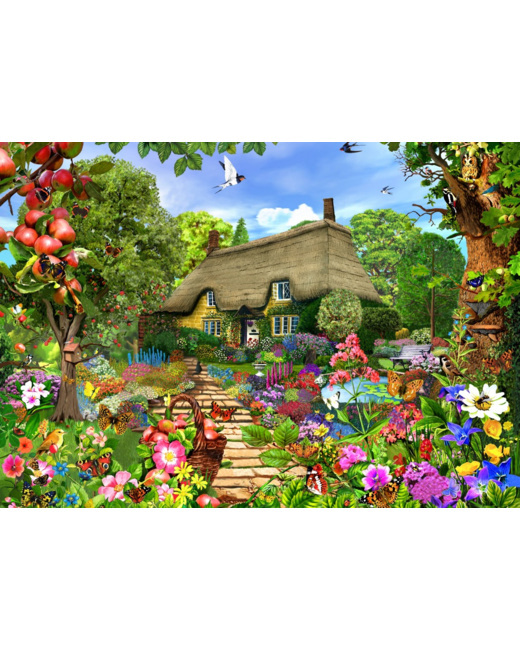 Puzzle English Cottage Garden