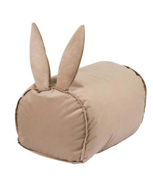 Pouf en Velours Lapin