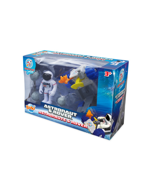 Astronaute et rover