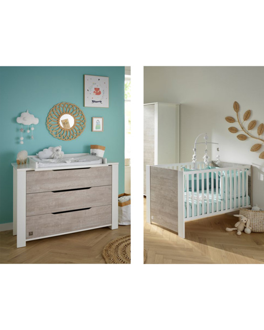 Chambre Duo Loft Lit + Commode