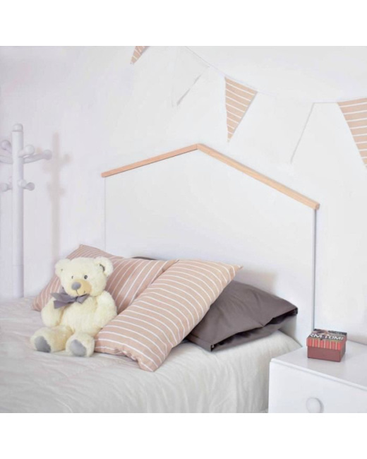 Tête de lit enfant Cabane nordique