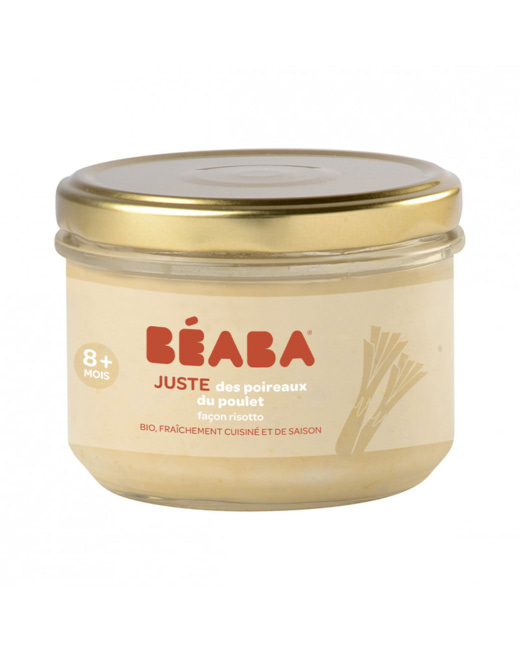 Juste une purée de poireaux et poulet façon risotto