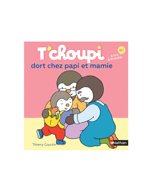Livre T'choupi dort chez papi et mamie
