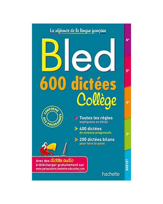 Bled 600 dictées Collège