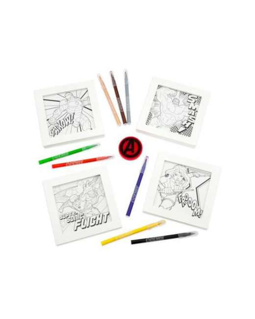 Illustrations encadrées à colorier 