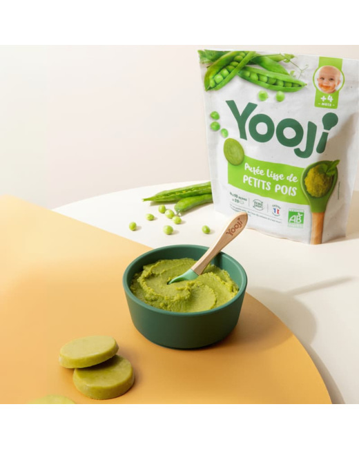 Purée lisse de Petit Pois bio